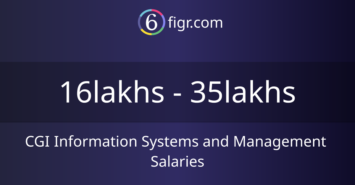 CGI Information Systems and Management Salaries 2026 in India, Average ...