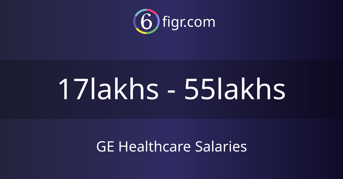 GE Healthcare Salaries 2024, Average salary ₹21 lakhs